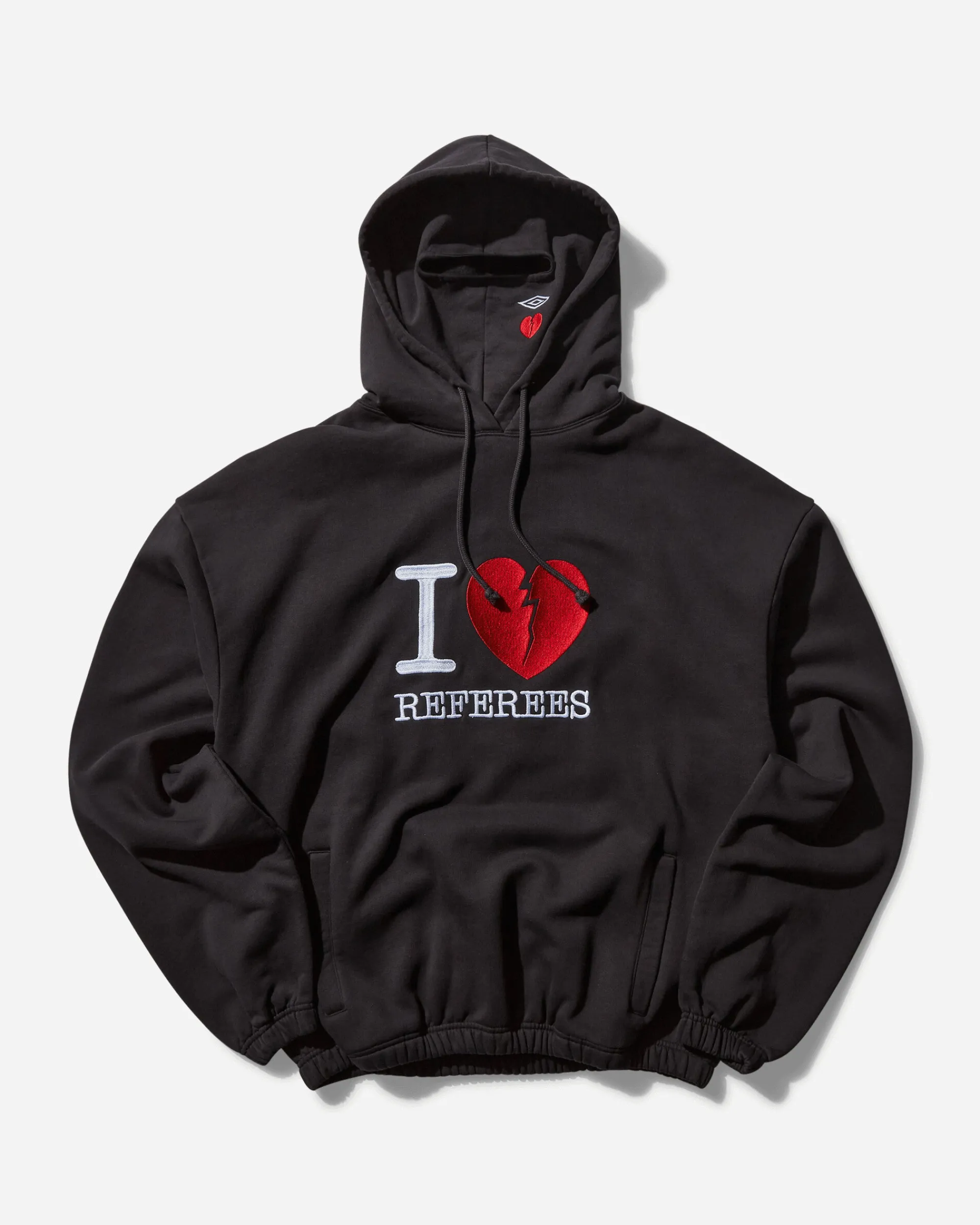 Umbro Sweatshirts|Sweatshirts^Men's I Love Referees Masked Hoodie Black