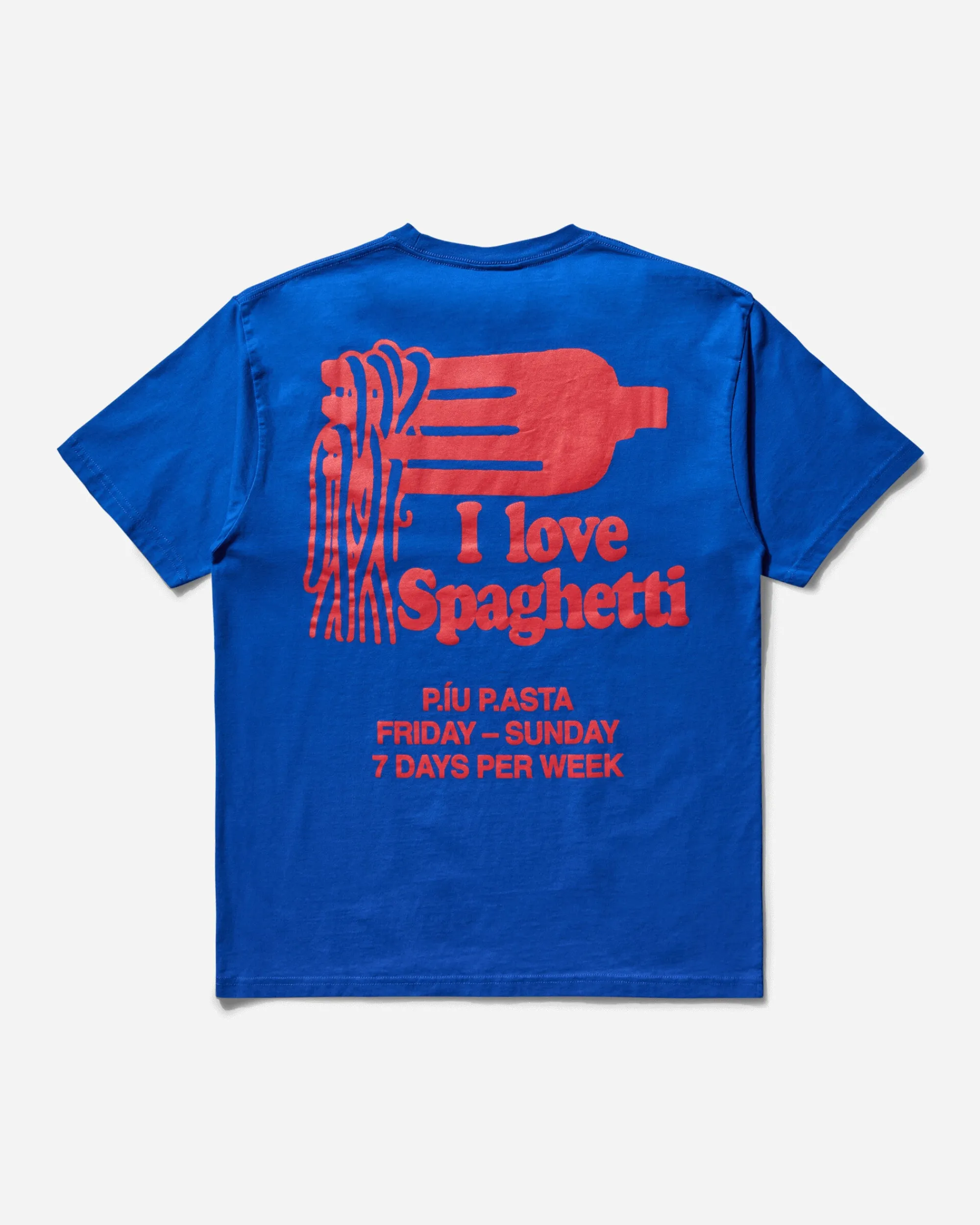 Public Possession T-Shirts^Men's I Love Spaghetti II T-Shirt Bright Blue
