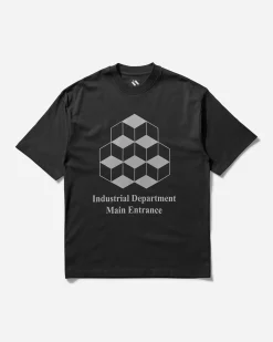 The Trilogy Tapes T-Shirts^Men's Industrial Department T-Shirt Black