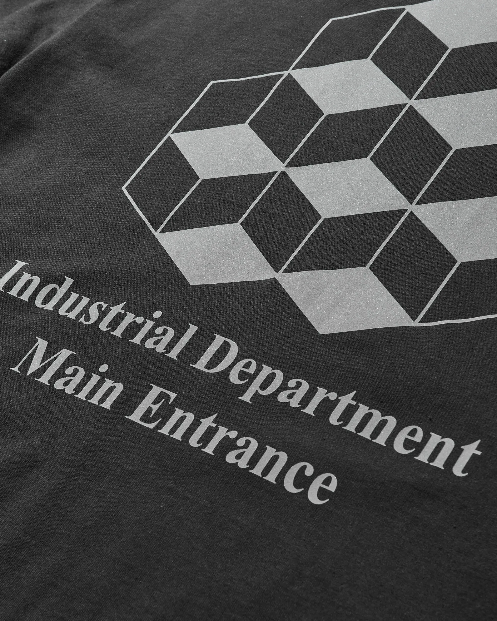 The Trilogy Tapes T-Shirts^Men's Industrial Department T-Shirt Black