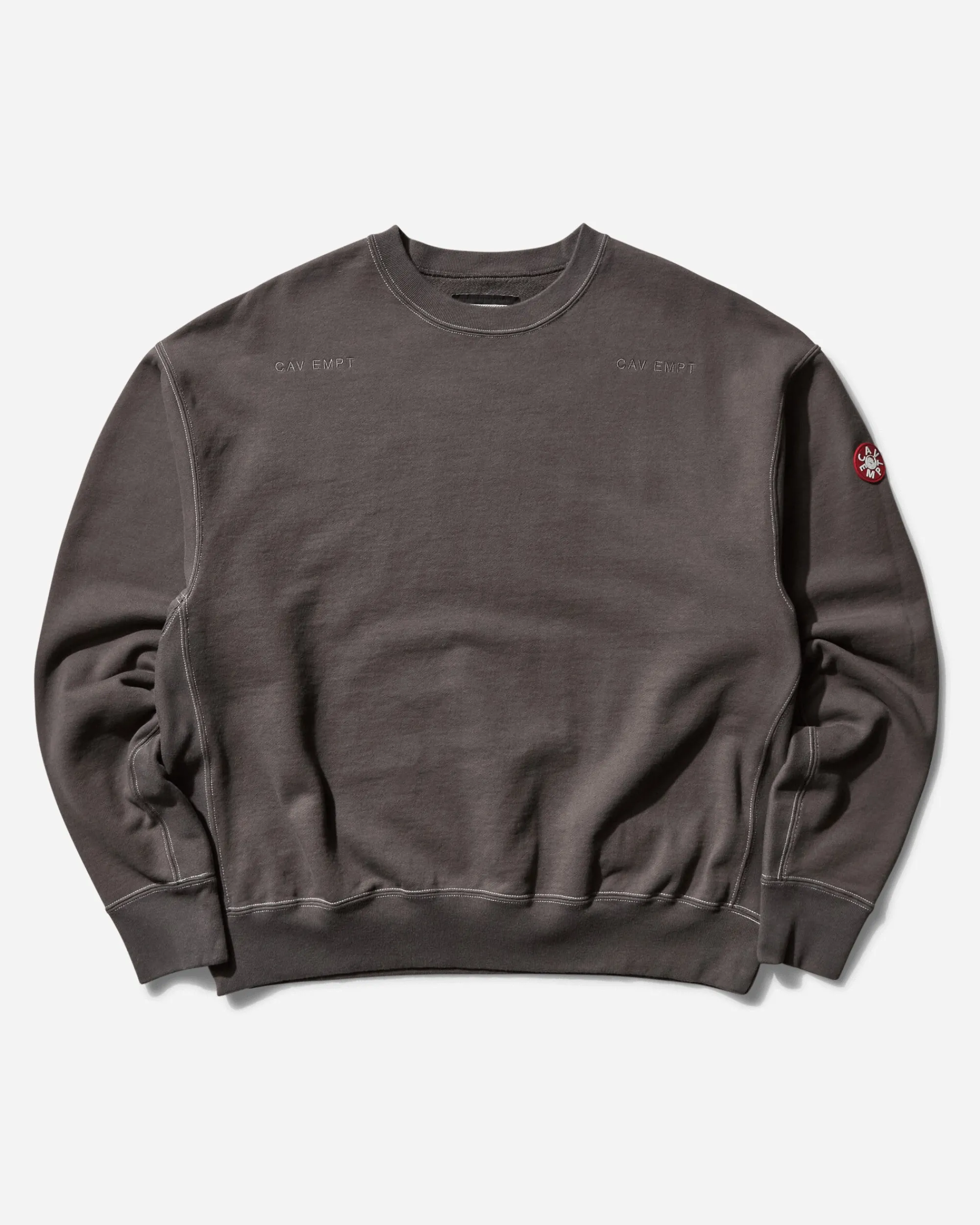 Cav Empt Sweatshirts^Men's Inverter Crewneck Sweatshirt Charcoal