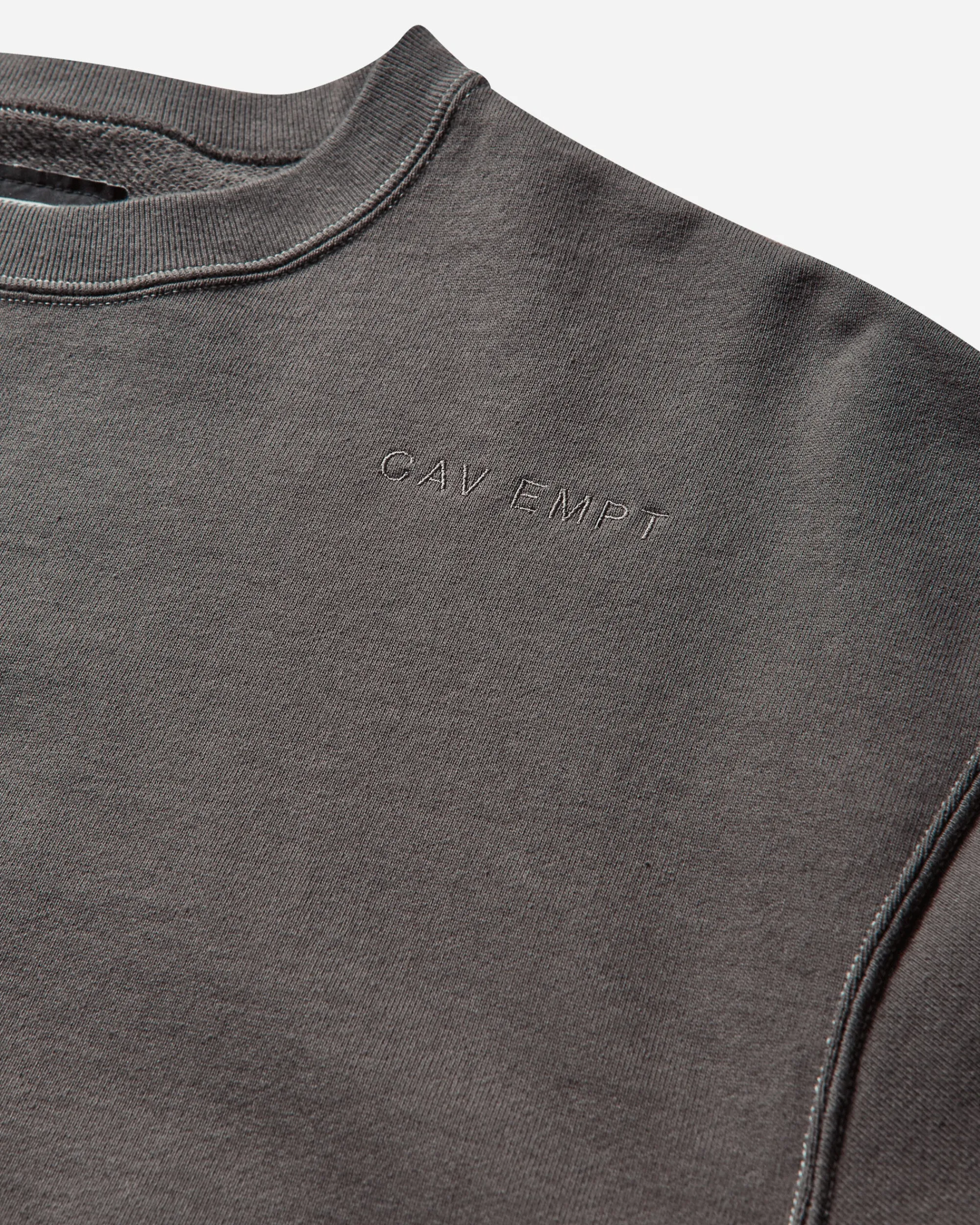 Cav Empt Sweatshirts^Men's Inverter Crewneck Sweatshirt Charcoal