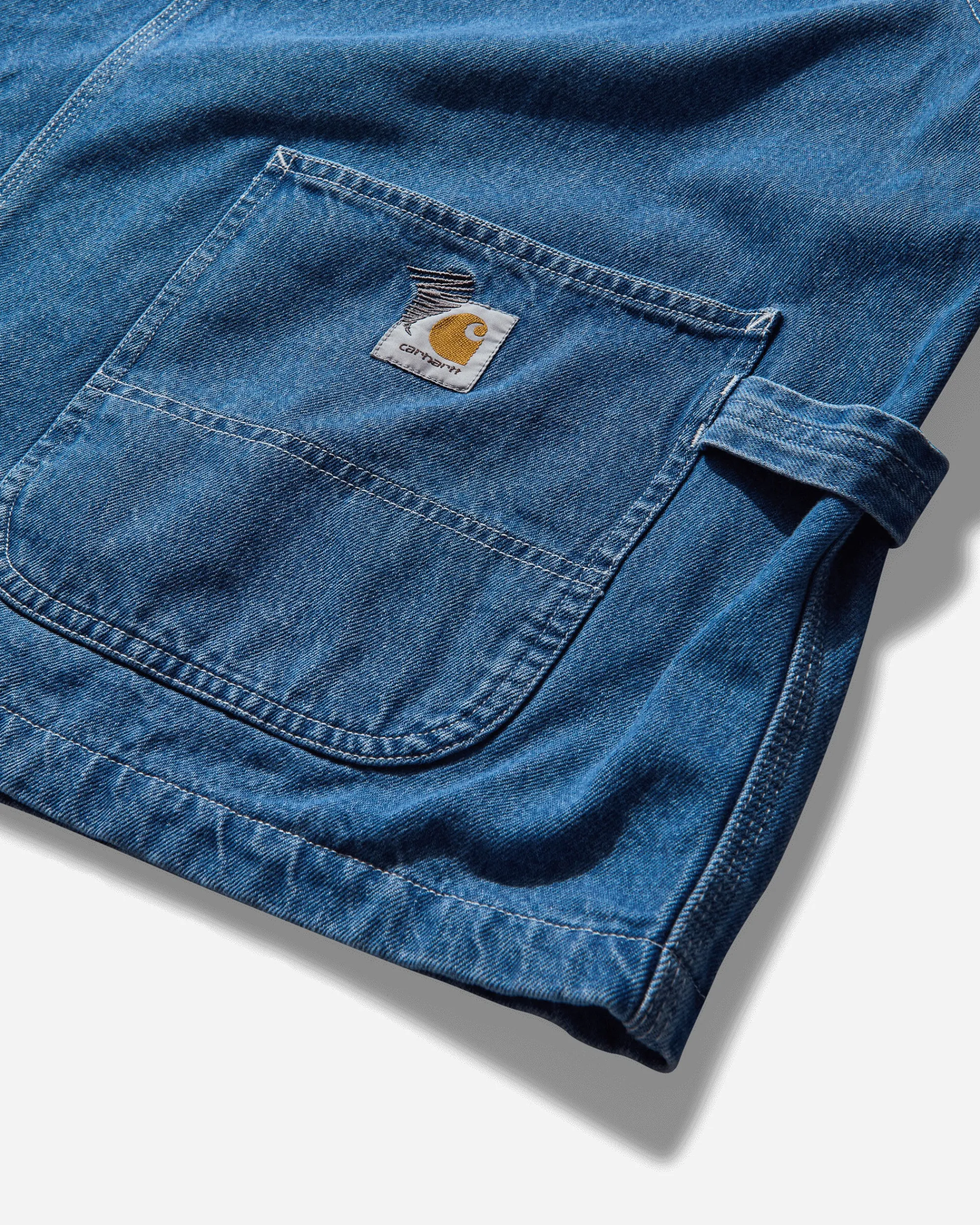 Carhartt WIP Coats And Jackets^Men's INVINCIBLE Max Denim Chore Coat Blue (Stone Washed)