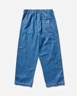 Carhartt WIP Pants^Men's INVINCIBLE Removed Pocket Double Knee Pants Blue (Stone Washed)