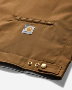 Carhartt WIP Coats And Jackets^Men's INVINCIBLE Reversible Max Detroit Jacket Hamilton Brown / Wolf Grey