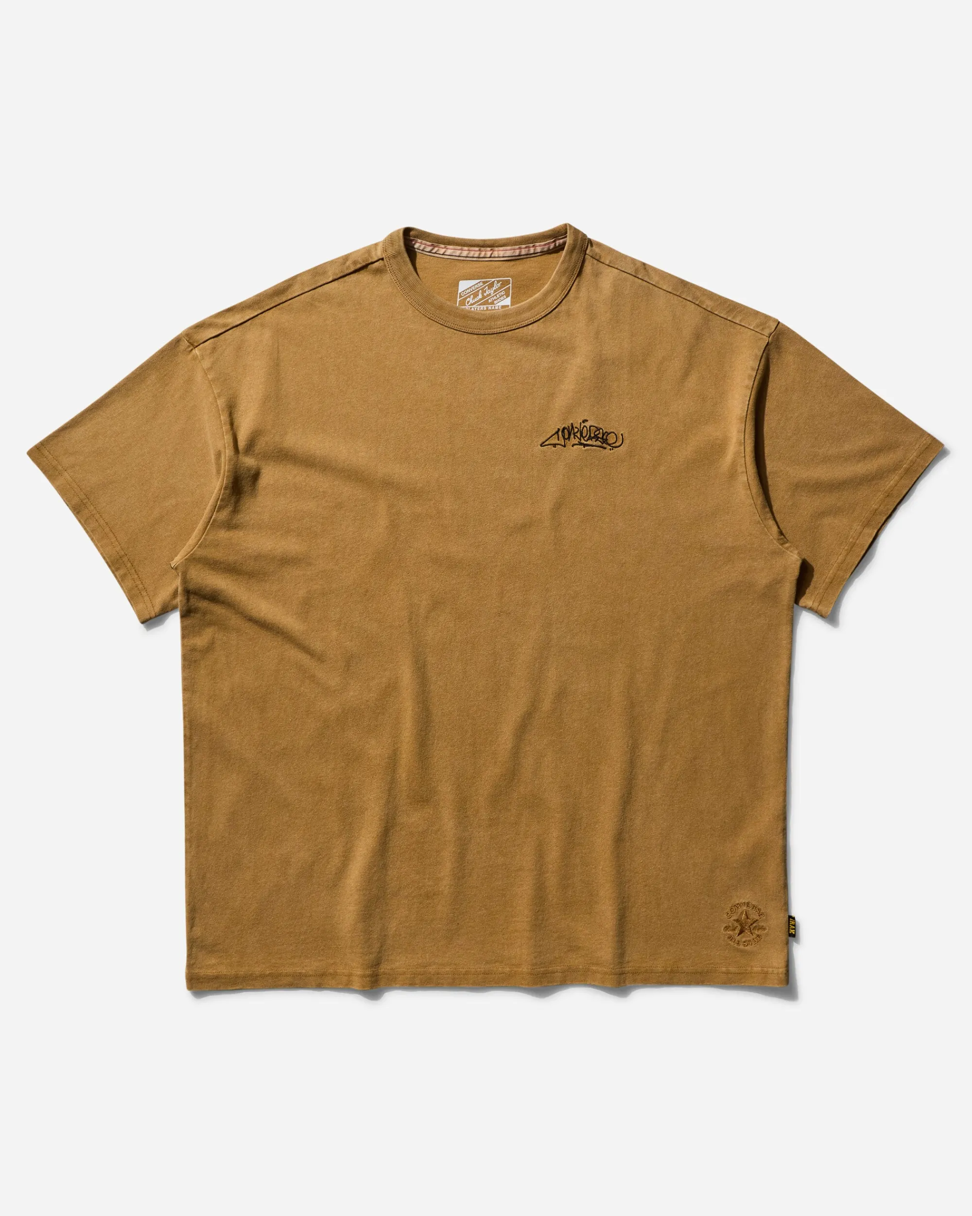 Converse T-Shirts^Men's IRAK NYC Gold Standard T-Shirt Amber Brown