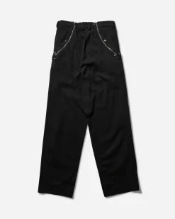 Kiko Kostadinov Pants^Men's Knox Trousers with Zip Raven Black