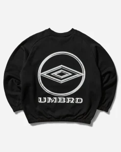Umbro Sweatshirts^Men's Logo Crewneck Sweatshirt Black