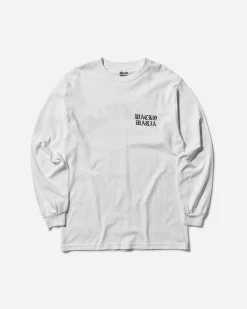 WACKO MARIA T-Shirts^Men's Logo Longsleeve T-Shirt (Type-1) White