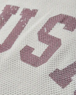 Guess USA T-Shirts^Men's Logo Mesh Longsleeve T-Shirt Pearl White