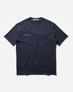 AFFXWRKS T-Shirts^Men's Logo T-Shirt Washed Navy