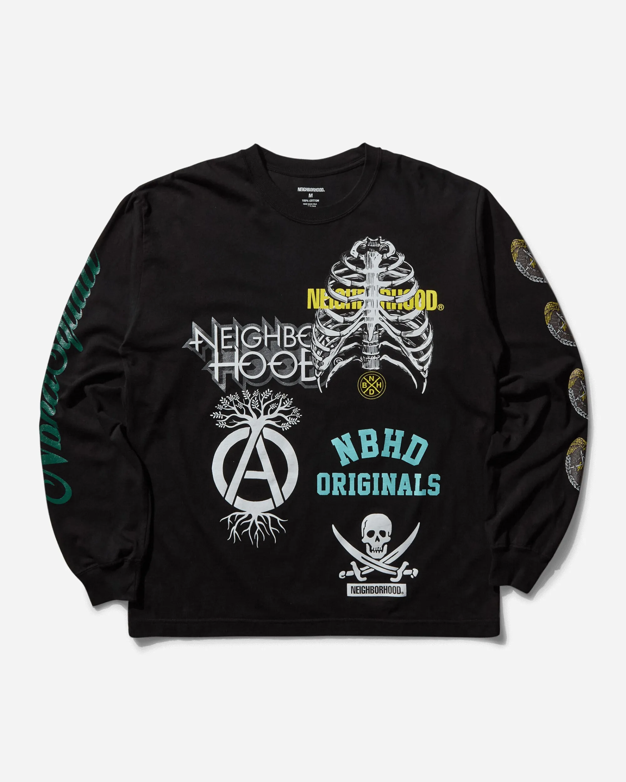 Neighborhood T-Shirts^Men's LS-17 Longsleeve T-Shirt Black
