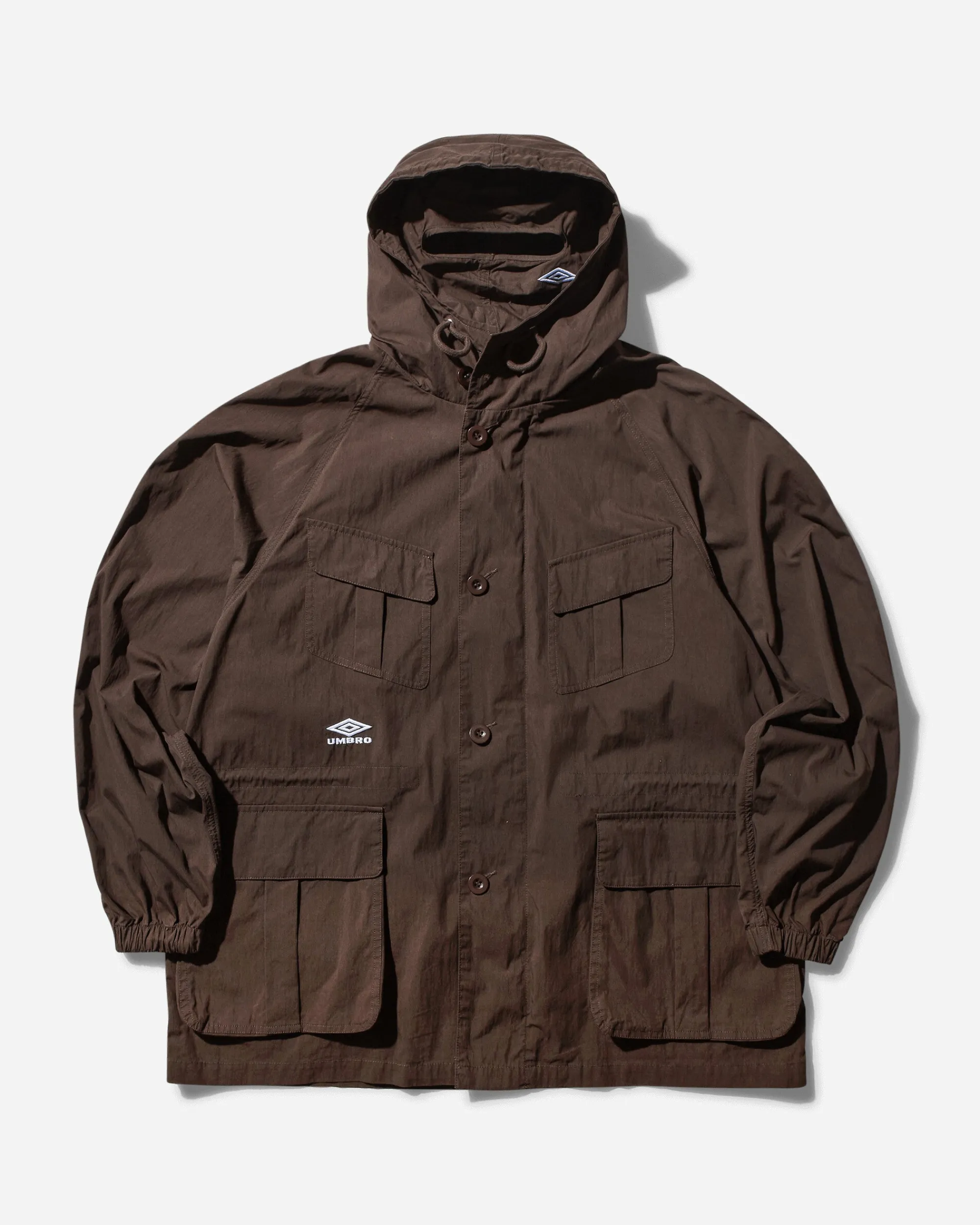 Umbro Coats And Jackets^Men's Masked Field Jacket Dark Brown