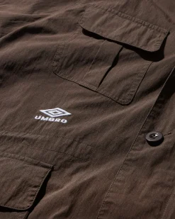 Umbro Coats And Jackets^Men's Masked Field Jacket Dark Brown