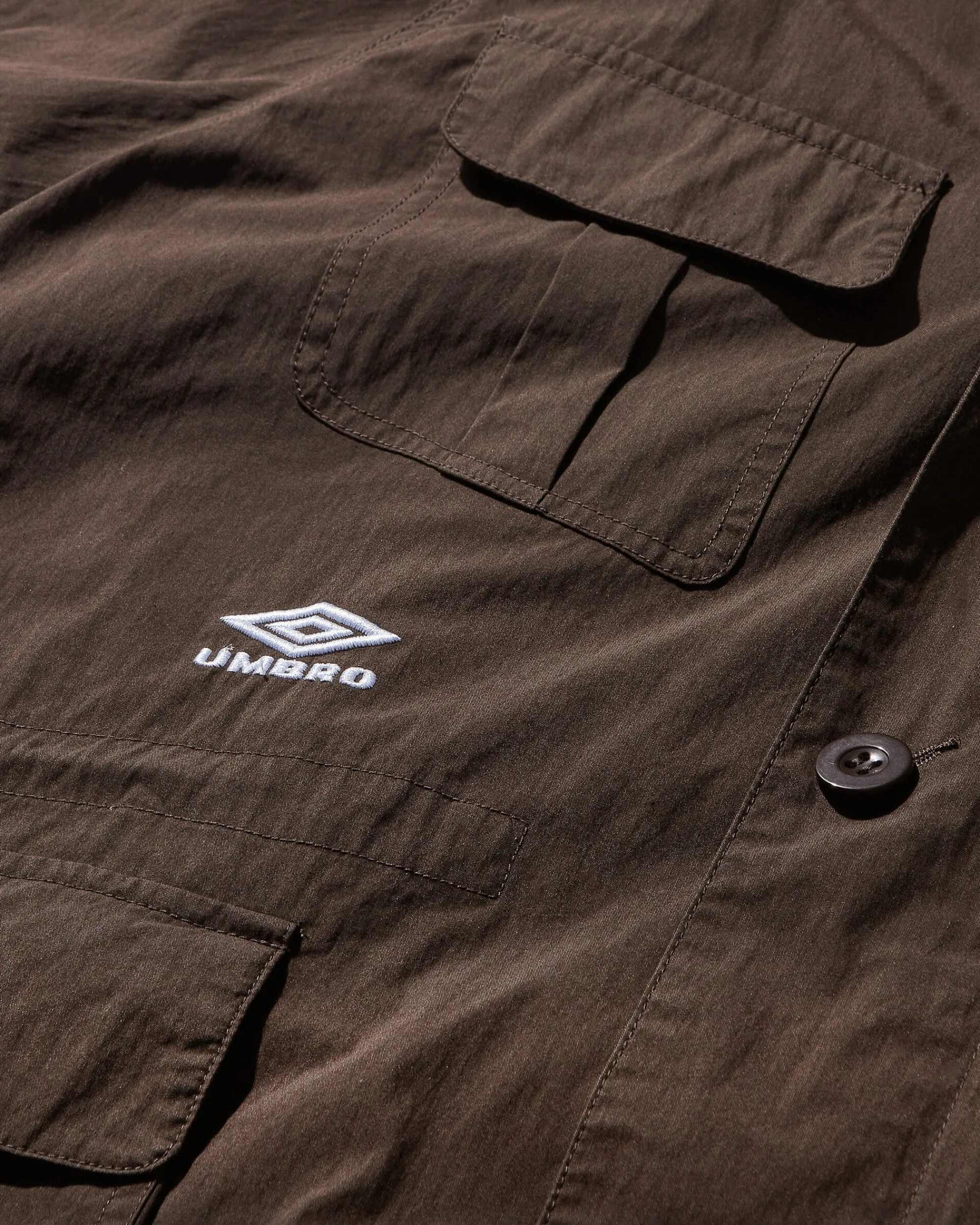 Umbro Coats And Jackets^Men's Masked Field Jacket Dark Brown
