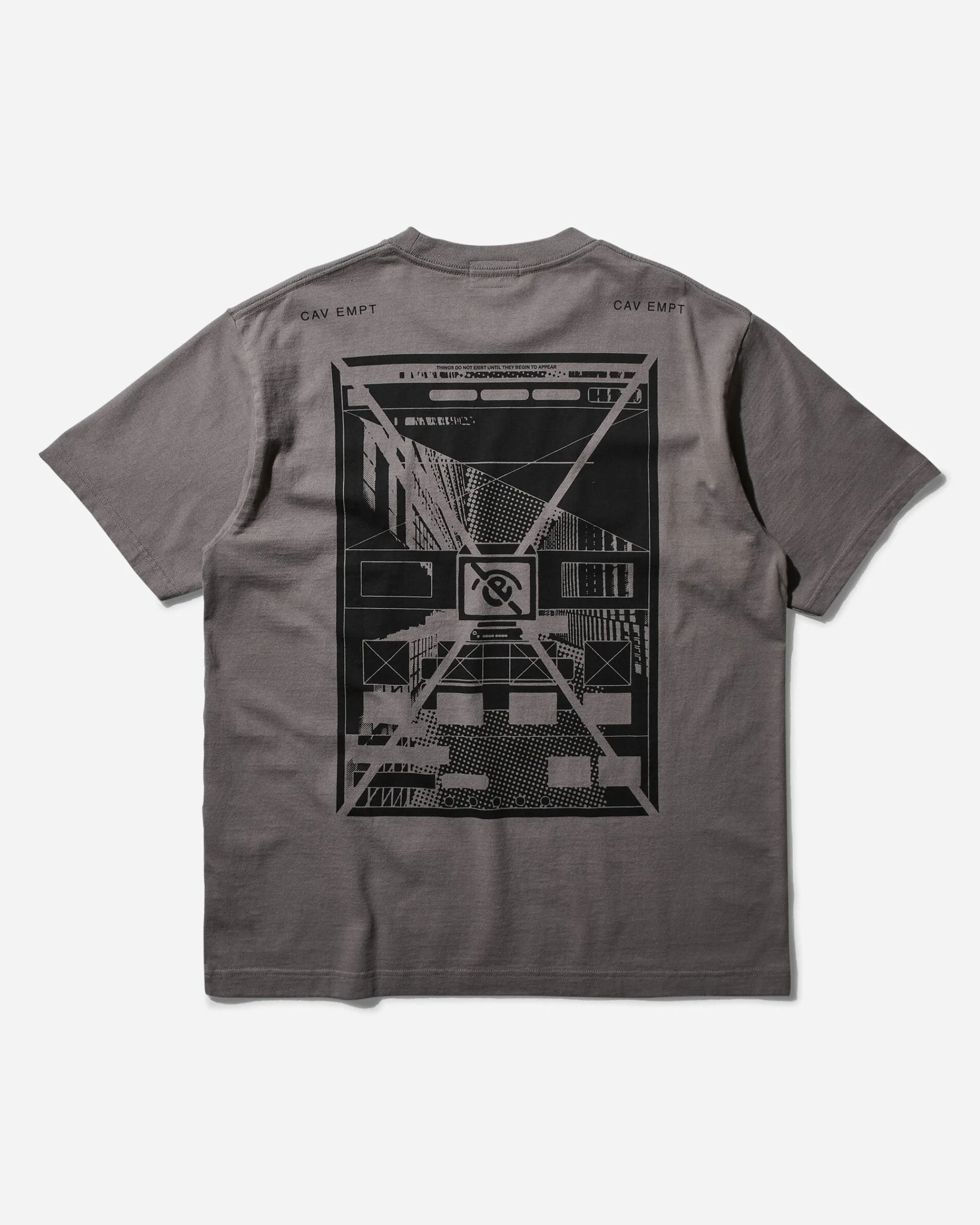 Cav Empt T-Shirts^Men's MD Content Corrected T-Shirt Charcoal