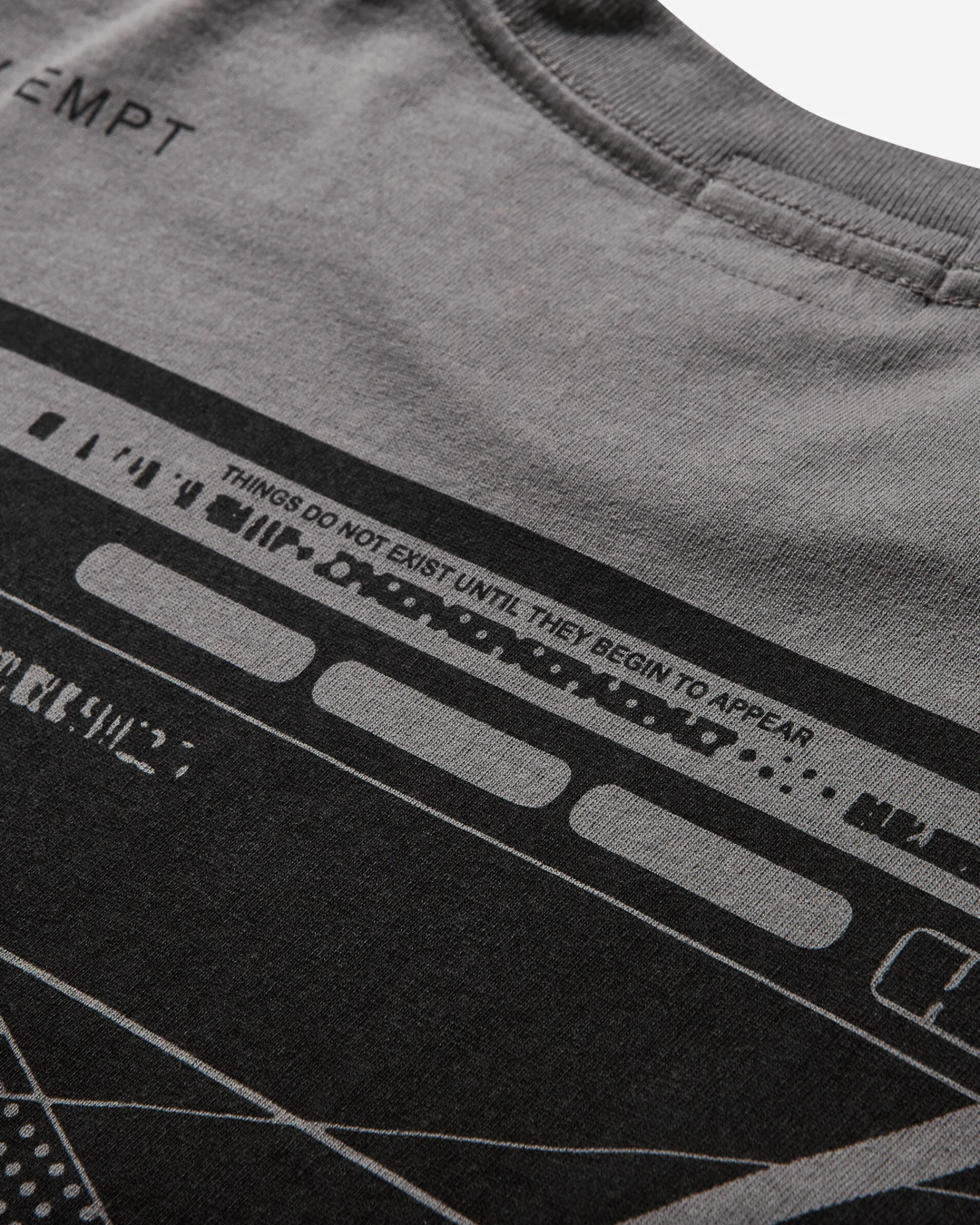Cav Empt T-Shirts^Men's MD Content Corrected T-Shirt Charcoal