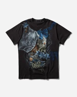 Lueder T-Shirts|T-Shirts^Men's Mia Phantasy T-Shirt Black / Blue