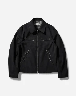 Undercover Coats And Jackets^Men's Micro Suede Studded Jacket Black