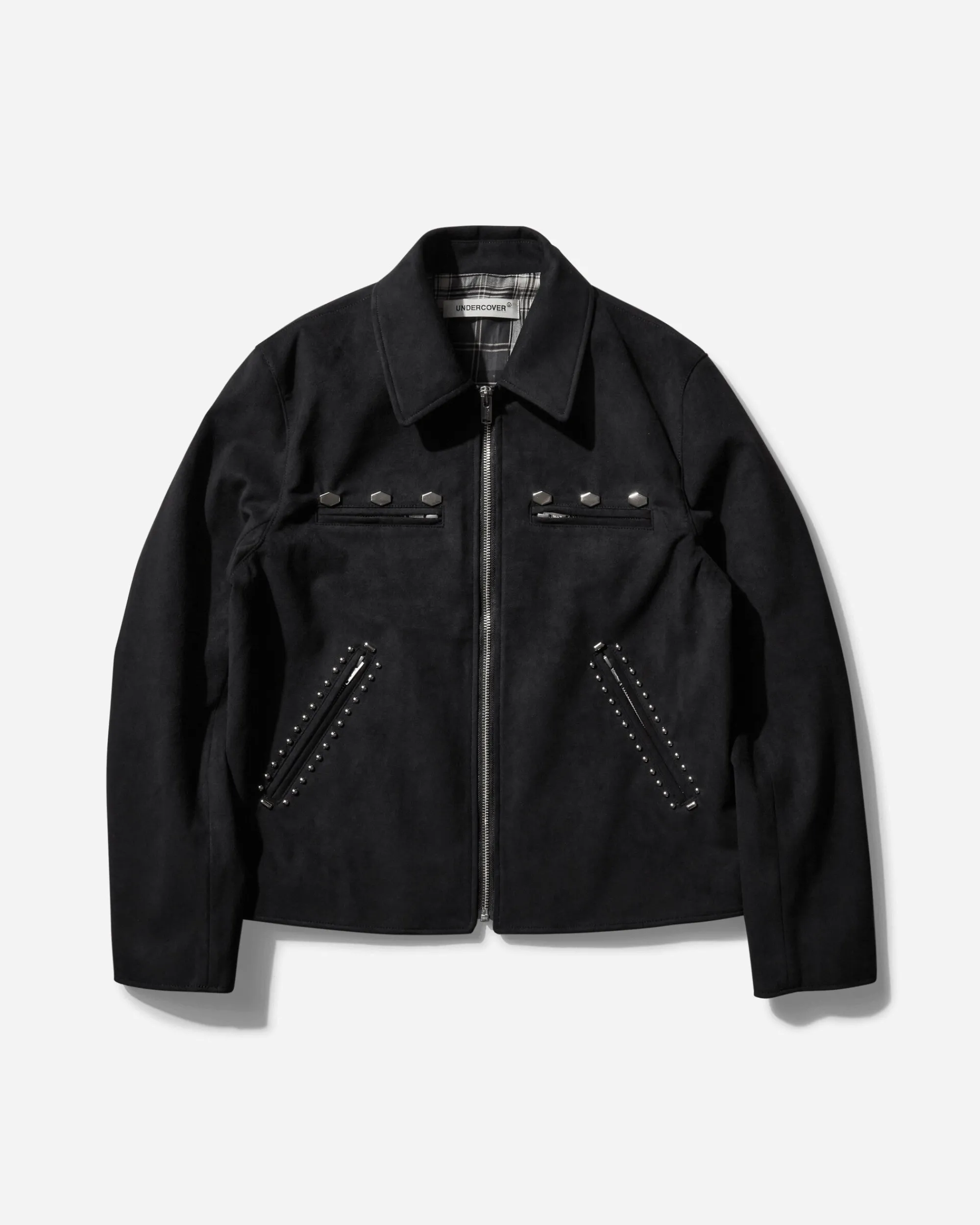 Undercover Coats And Jackets^Men's Micro Suede Studded Jacket Black