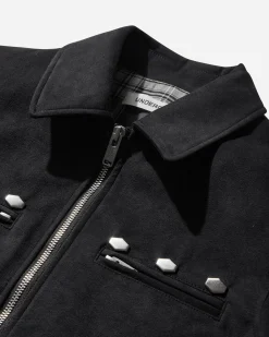 Undercover Coats And Jackets^Men's Micro Suede Studded Jacket Black