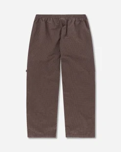 Umbro Pants|Pants^Men's Mini Check Double Knee Pants Brown