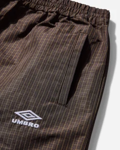 Umbro Pants|Pants^Men's Mini Check Double Knee Pants Brown