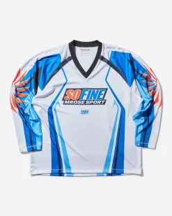 Martine Rose T-Shirts|T-Shirts^Men's Motorcross Jersey White
