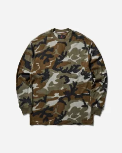 Nike Jordan T-Shirts^Men's MVP Camo Longsleeve Top Light Olive / Sail