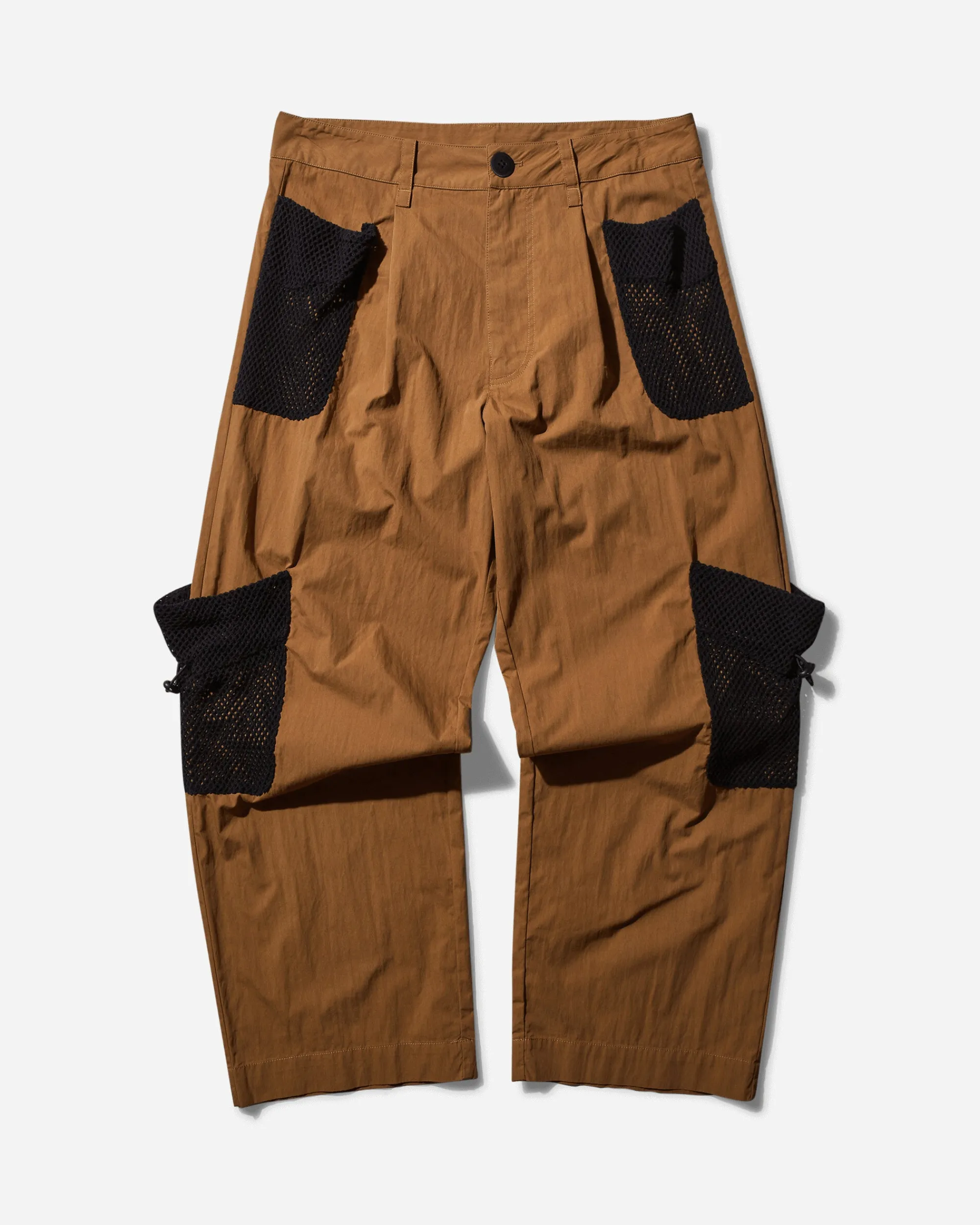 Haydenshapes Pants^Men's Net Pocket Cargo Pants Caramel