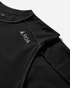 ROA T-Shirts^Men's Nightfall Inside Out Long Sleeve T-Shirt Black
