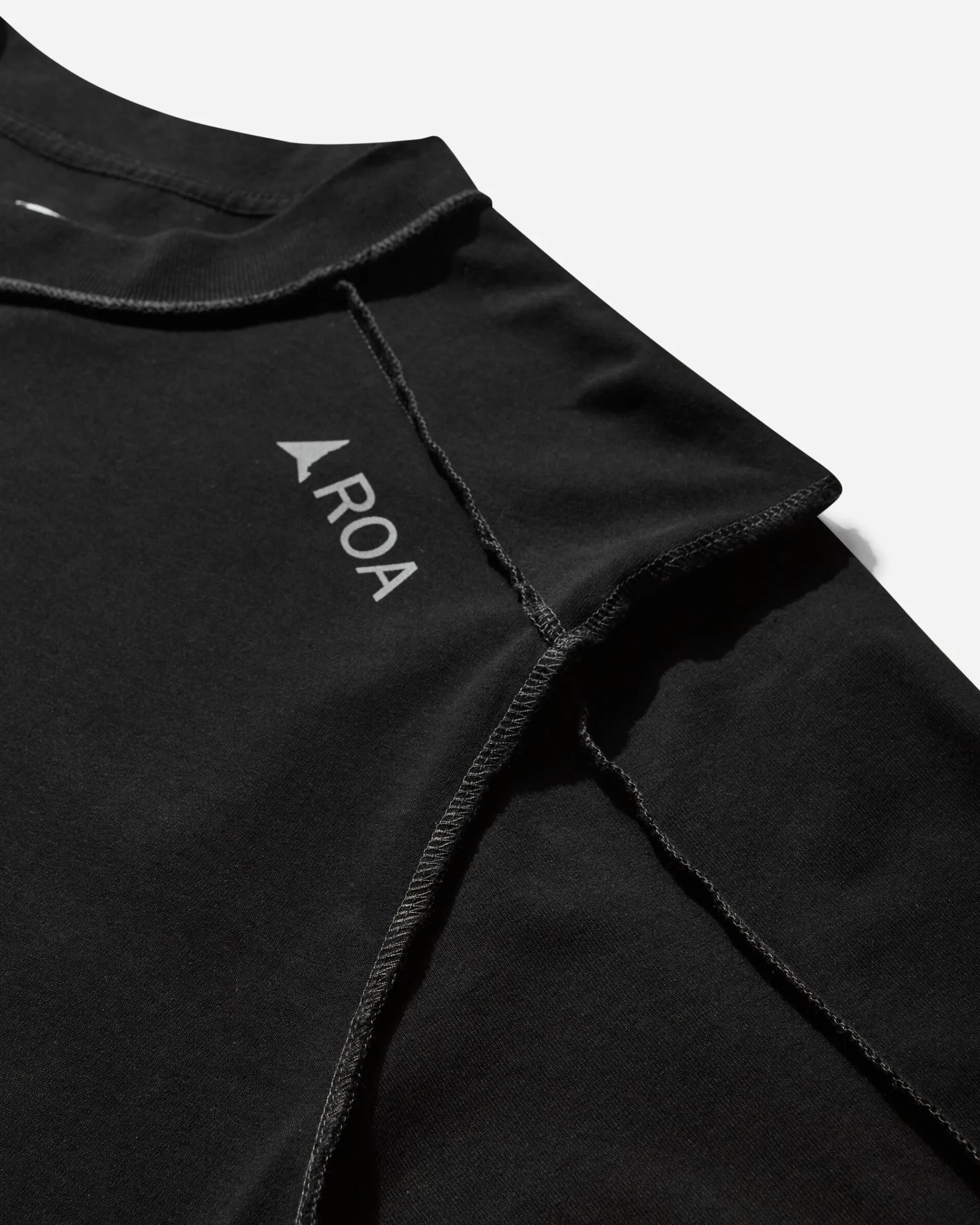 ROA T-Shirts^Men's Nightfall Inside Out Long Sleeve T-Shirt Black