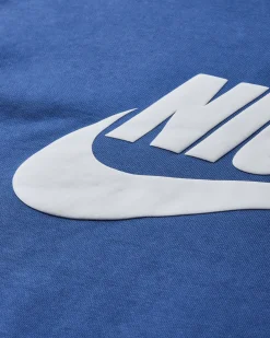 Nike Sweatshirts^Men's Nigo Fleece Crewneck Sweatshirt Blue Void / White