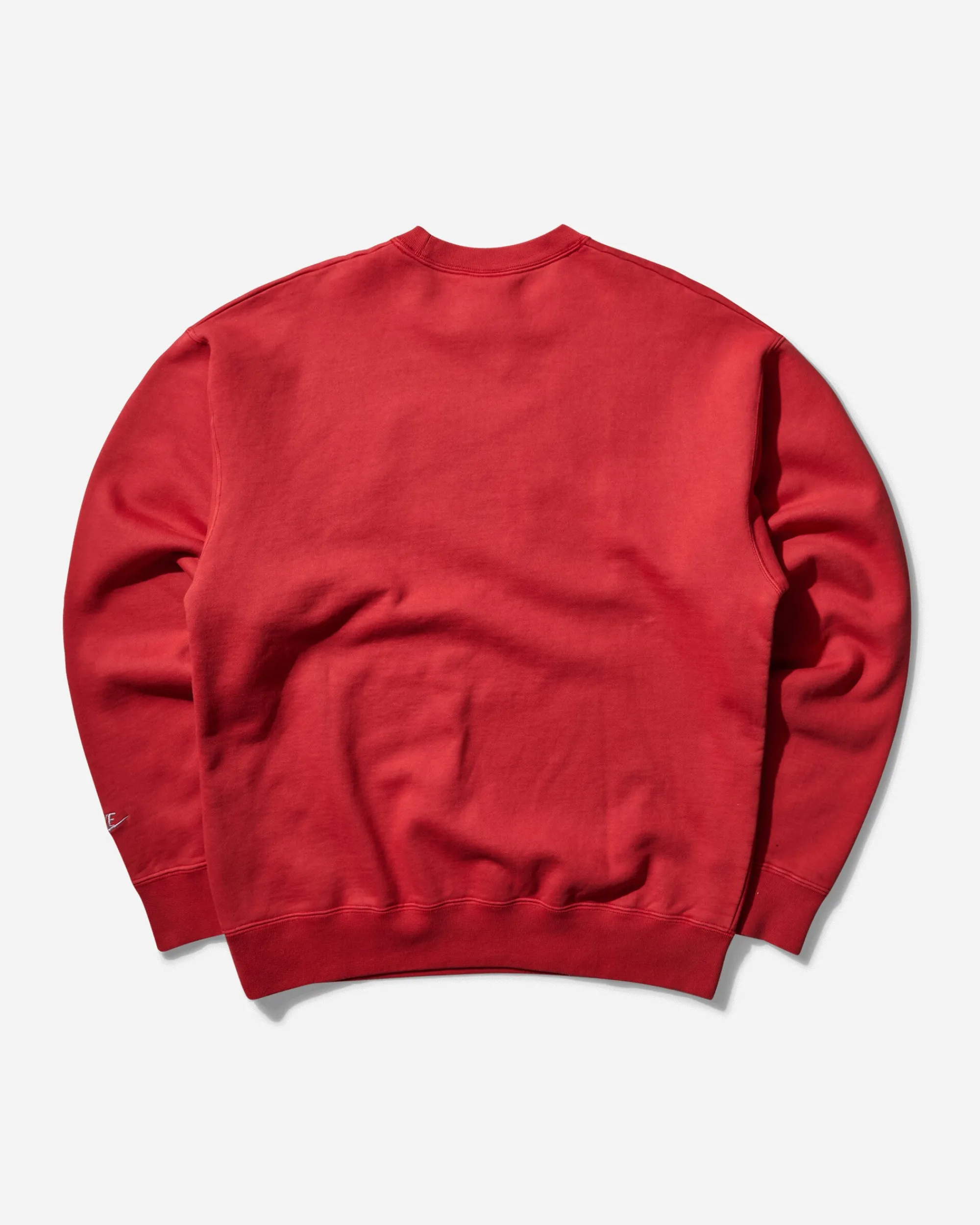Nike Sweatshirts^Men's Nigo Fleece Crewneck Sweatshirt Gym Red / Wolf Grey