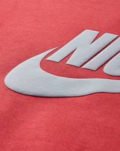 Nike Sweatshirts^Men's Nigo Fleece Crewneck Sweatshirt Gym Red / Wolf Grey