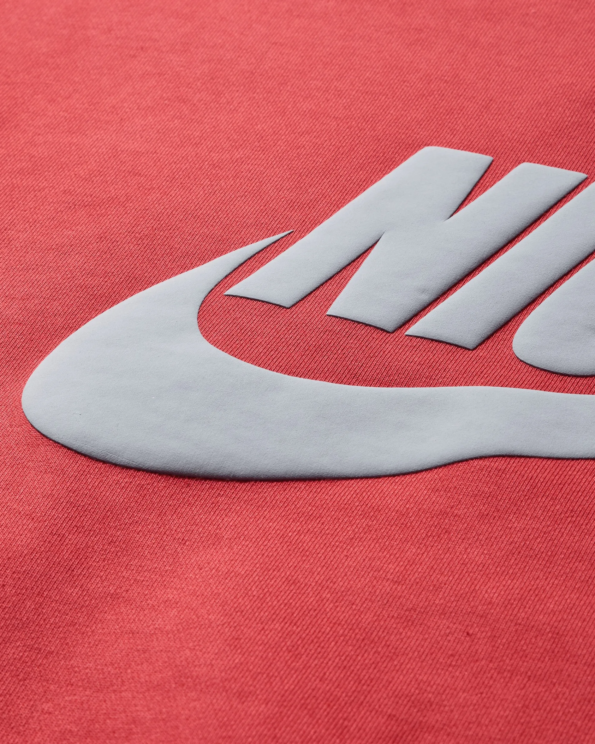 Nike Sweatshirts^Men's Nigo Fleece Crewneck Sweatshirt Gym Red / Wolf Grey