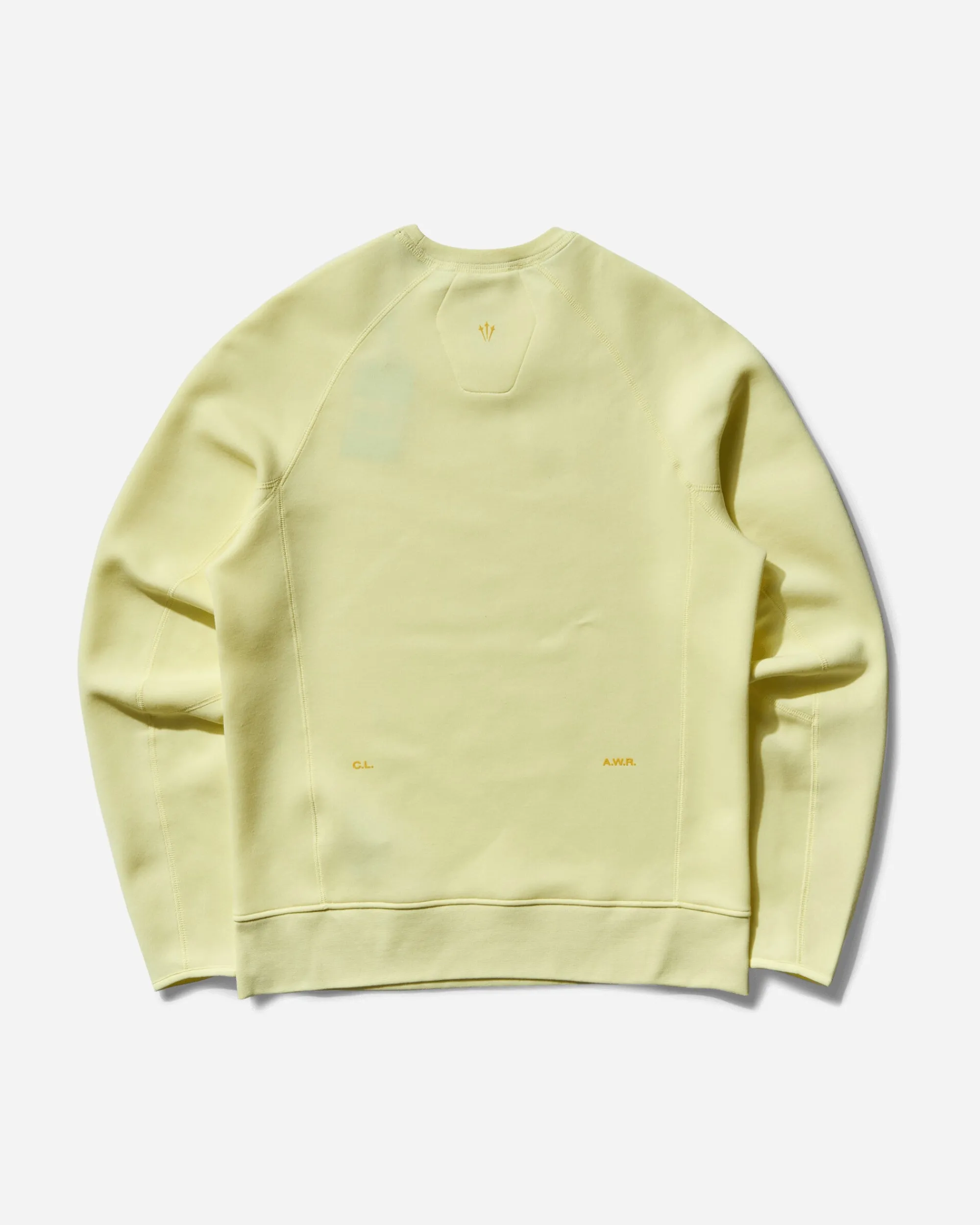 Nike Sweatshirts^Men's NOCTA Tech Fleece Crewneck Sweatshirt Citron Tint