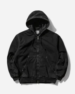 Carhartt WIP Coats And Jackets^Men's OG Active Rivet Jacket Black (Stone Washed)