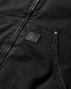 Carhartt WIP Coats And Jackets^Men's OG Active Rivet Jacket Black (Stone Washed)