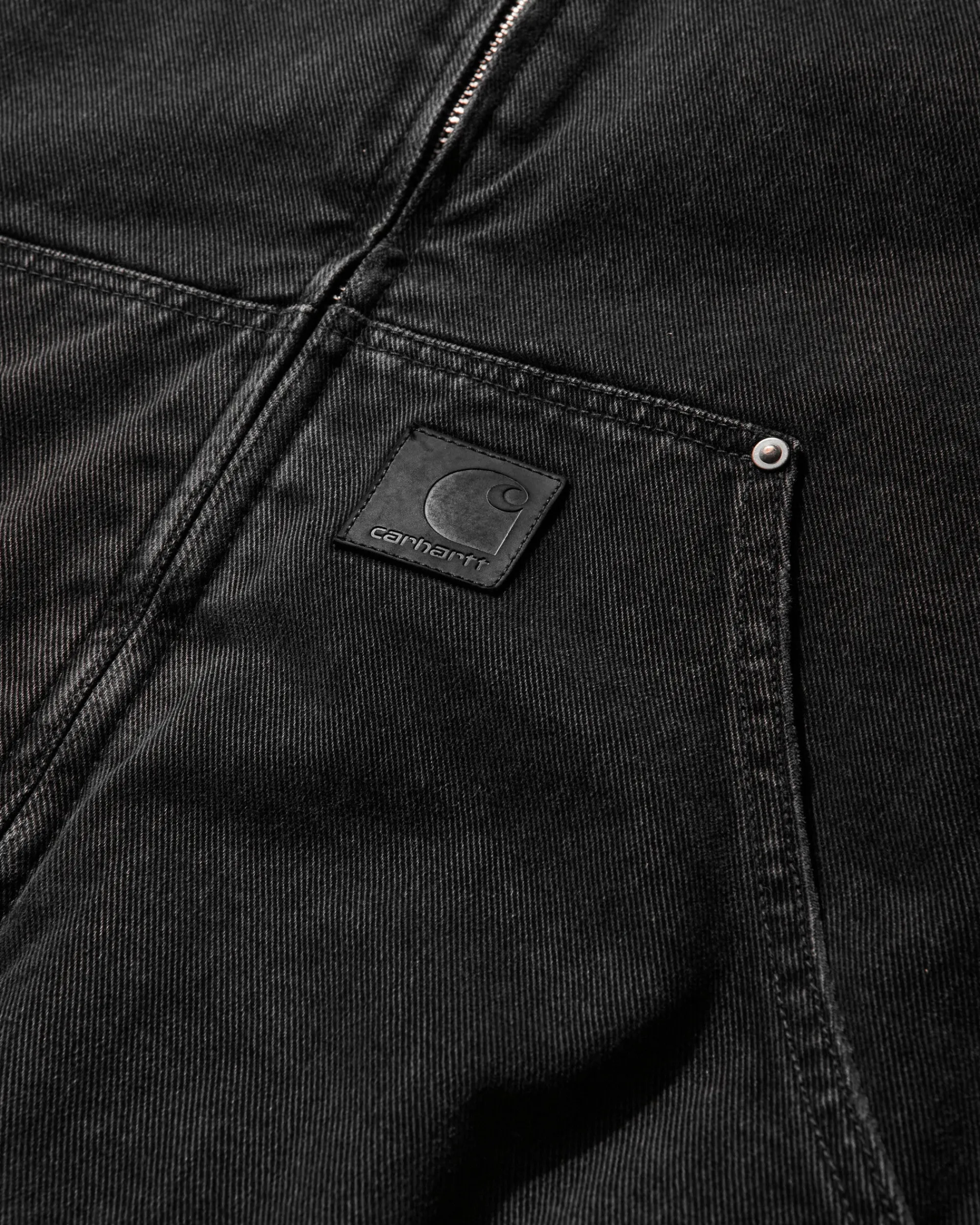 Carhartt WIP Coats And Jackets^Men's OG Active Rivet Jacket Black (Stone Washed)