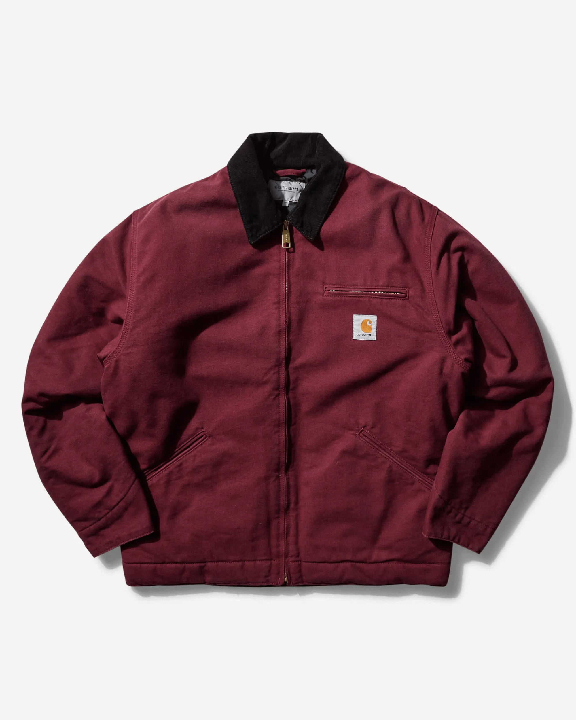 Carhartt WIP Coats And Jackets^Men's OG Detroit Jacket Malbec / Black (Aged Canvas)