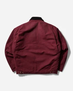 Carhartt WIP Coats And Jackets^Men's OG Detroit Jacket Malbec / Black (Aged Canvas)