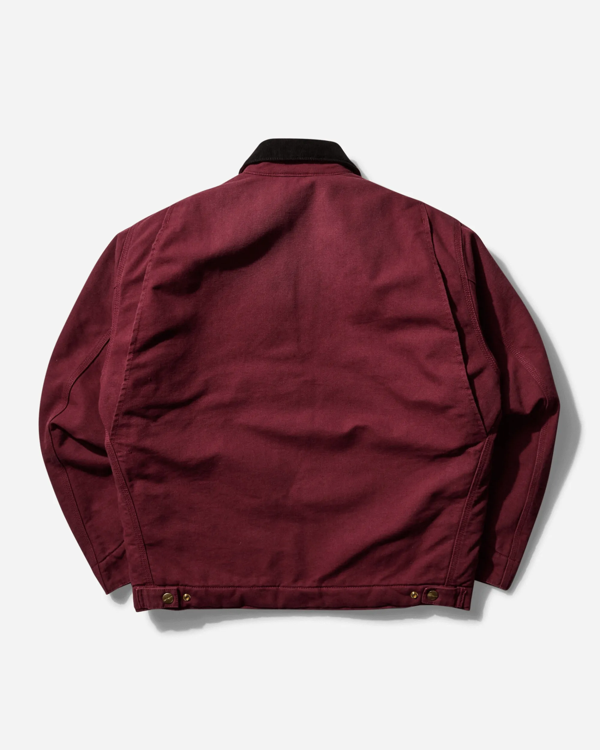 Carhartt WIP Coats And Jackets^Men's OG Detroit Jacket Malbec / Black (Aged Canvas)