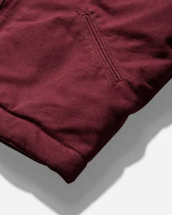Carhartt WIP Coats And Jackets^Men's OG Detroit Jacket Malbec / Black (Aged Canvas)
