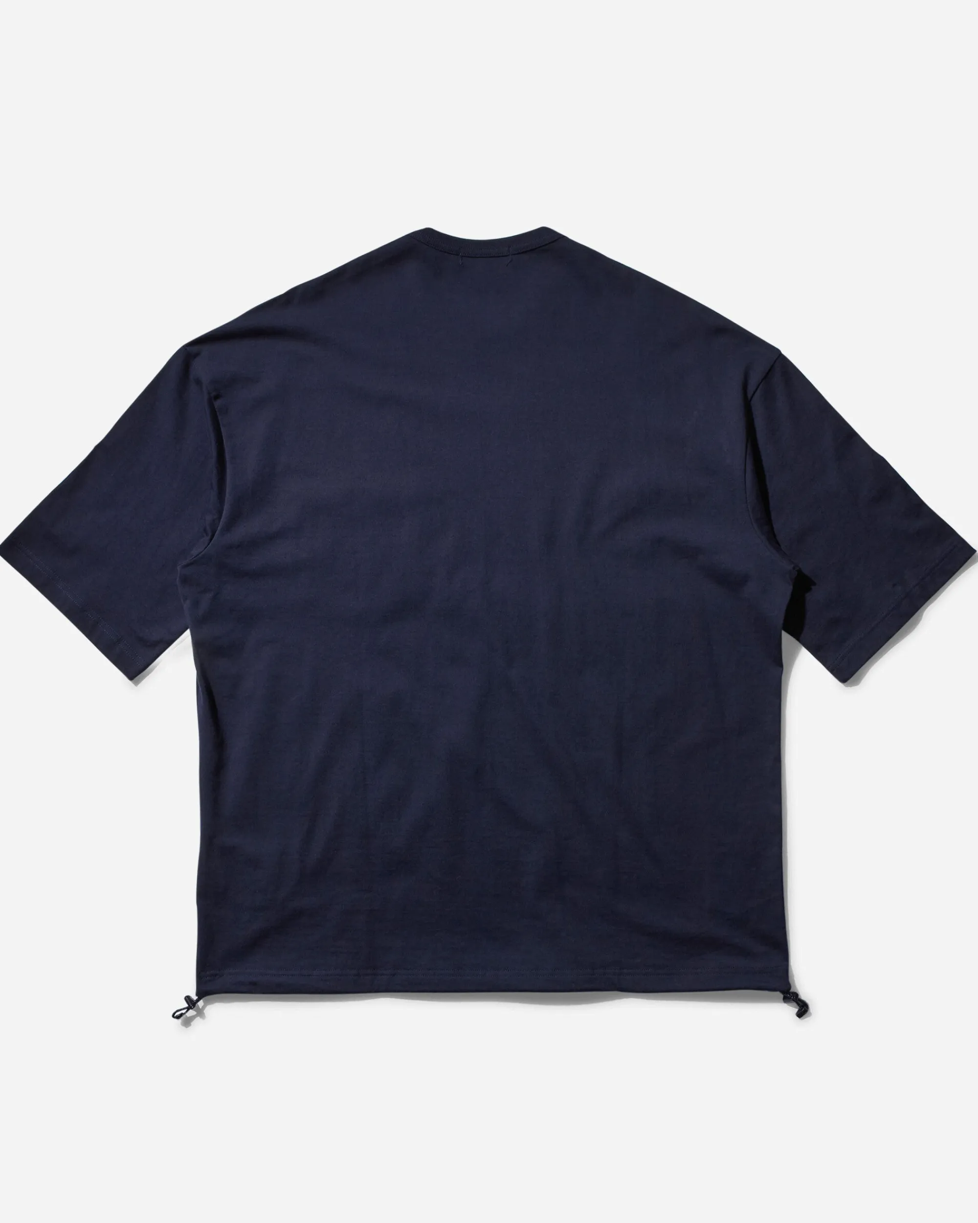 Comme Des Garçons Homme T-Shirts^Men's Oversized Drawstring Logo T-Shirt Navy