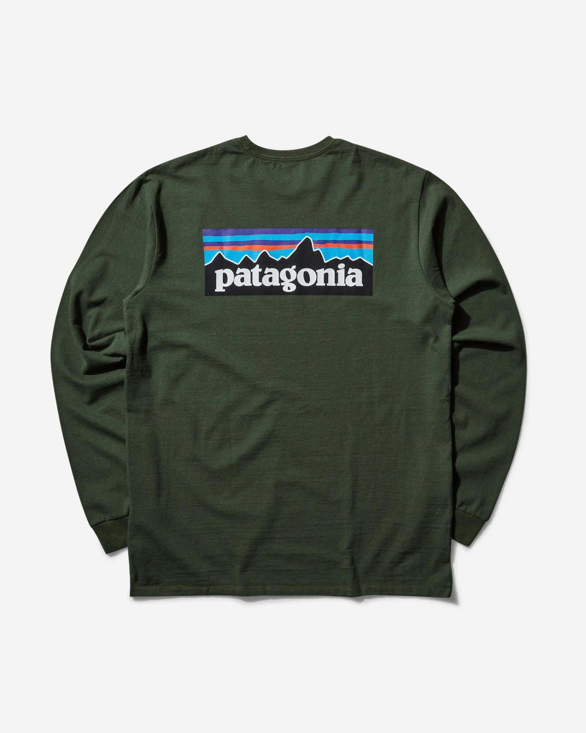 Patagonia T-Shirts^Men's P-6 Logo Responsibili Longsleeve T-Shirt Torrey Pine Green