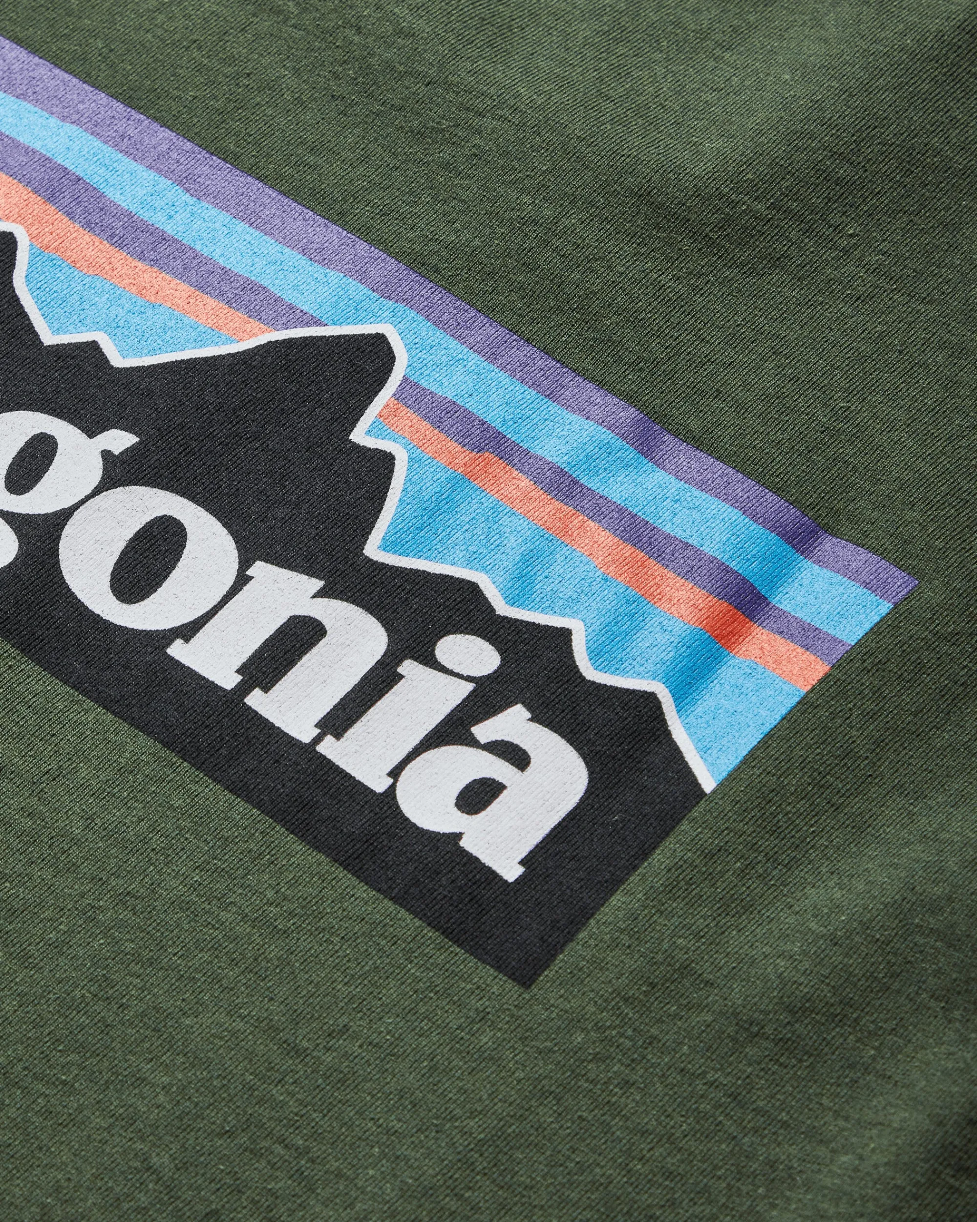 Patagonia T-Shirts^Men's P-6 Logo Responsibili Longsleeve T-Shirt Torrey Pine Green