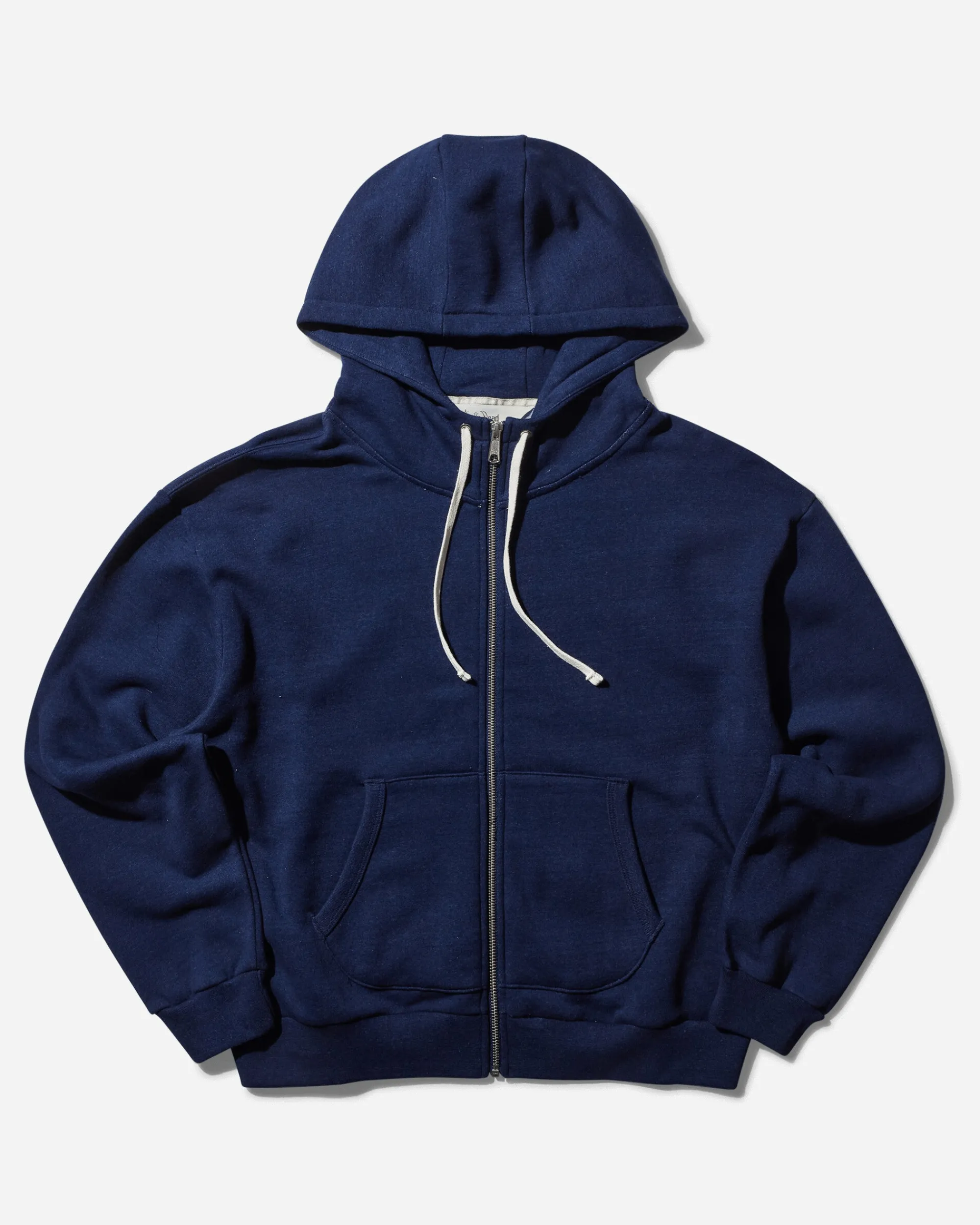 Brain Dead Sweatshirts^Men's Padded Elbow Zip-Up Hoodie Indigo