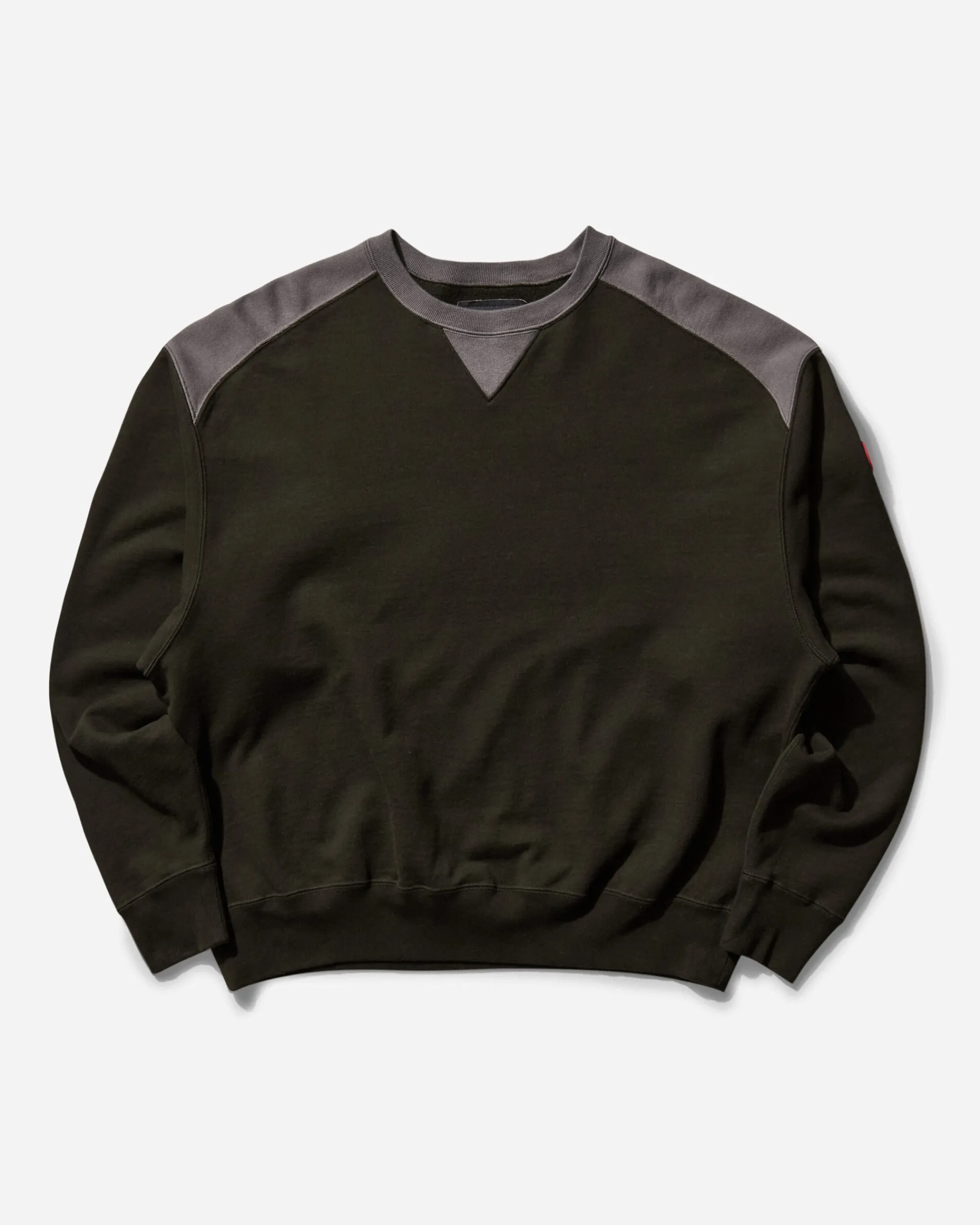 Cav Empt Sweatshirts^Men's Panel Shoulder Crewneck Sweatshirt Black