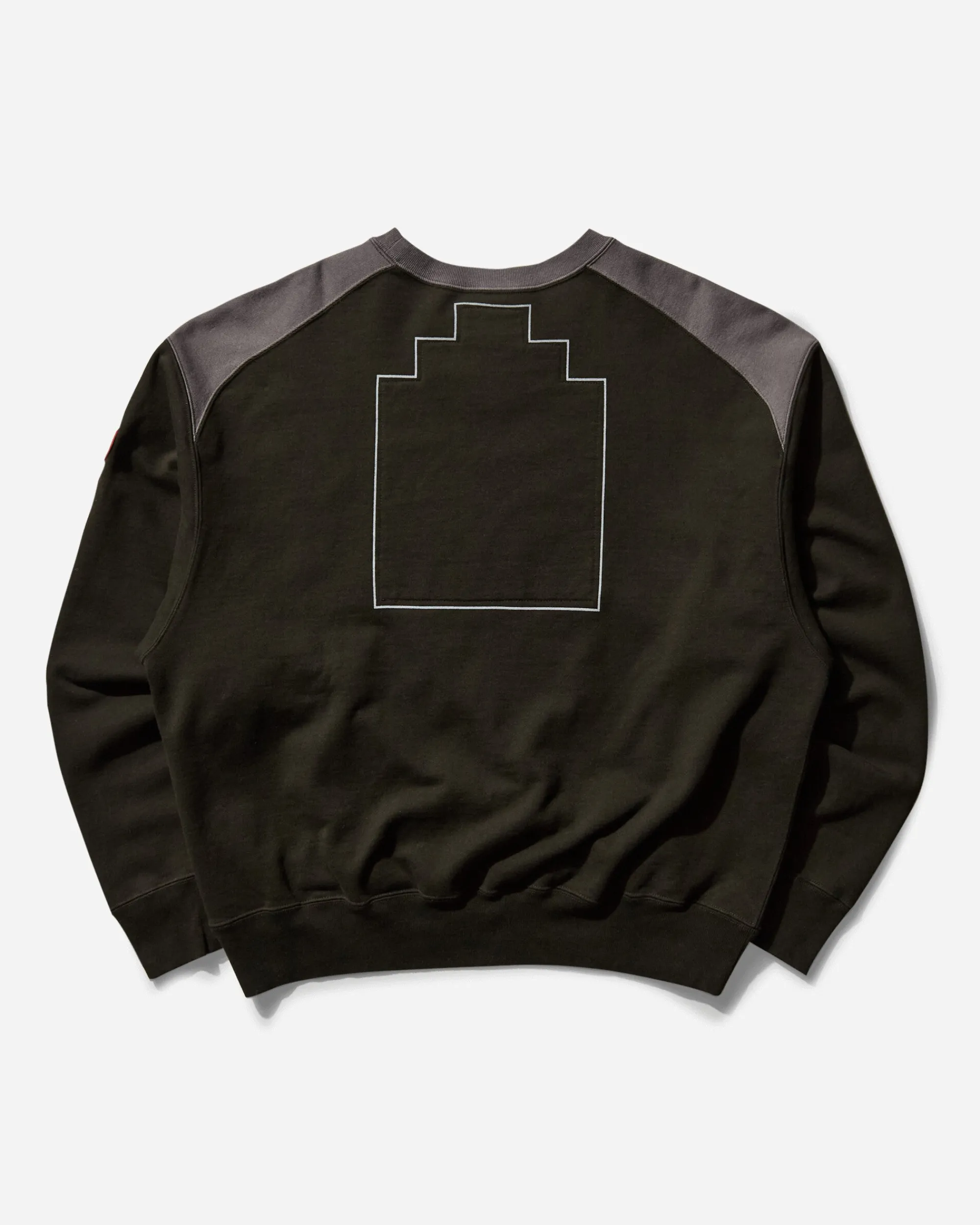 Cav Empt Sweatshirts^Men's Panel Shoulder Crewneck Sweatshirt Black